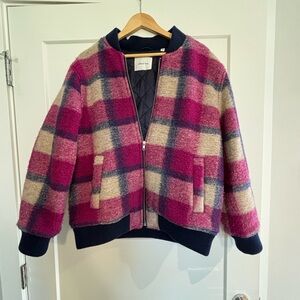 Wilfred Free pink bomber jacket